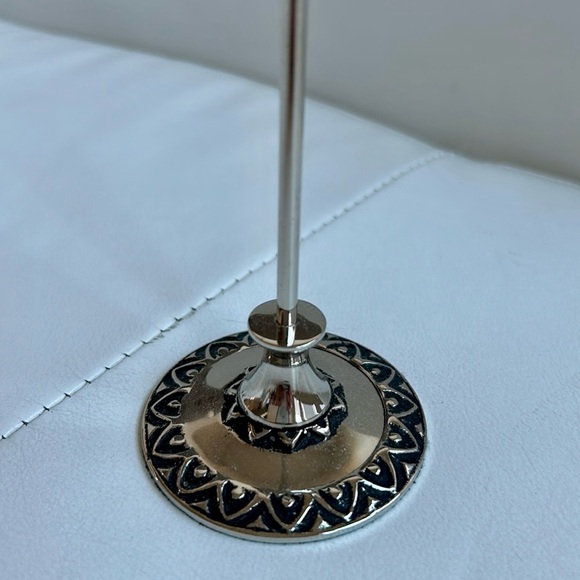 Silver T-Shape Stand Showcase Earrings Display Jewelry Organizer Holder - Picture 3 of 6